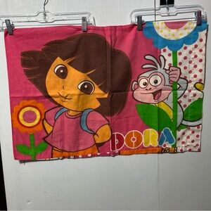 Nickelodeon Dora Pink Multicolor Kids Pillowcase